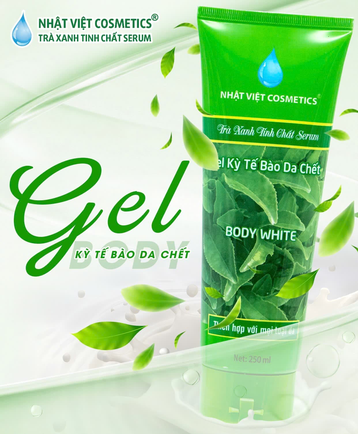 Gel tay te bao trà xanh dt 250lm ảnh 3