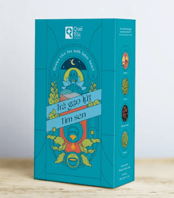 Trà Gạo Lứt Tim Sen  ( Cao Cấp)