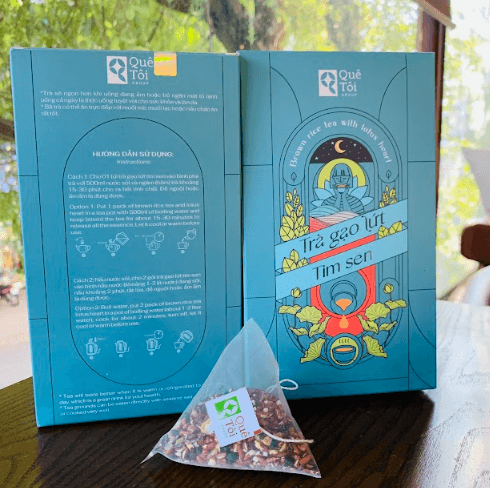 Trà Gạo Lứt Tim Sen  ( Cao Cấp) ảnh 3