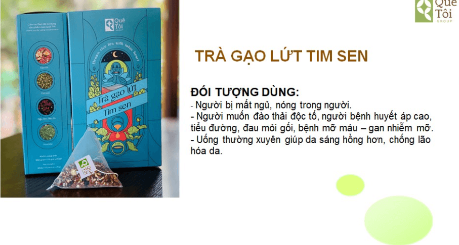 Trà Gạo Lứt Tim Sen  ( Cao Cấp) ảnh 4