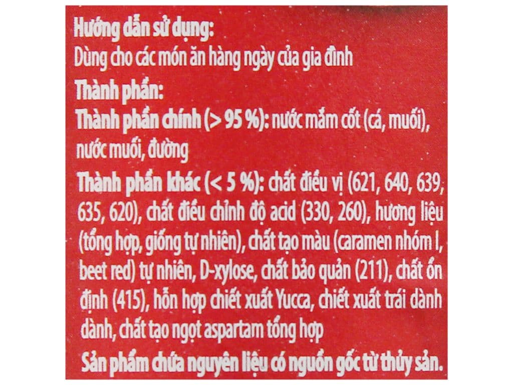 NƯỚC MẮM NAM NGƯ CÁ CƠM 750ML ảnh 2