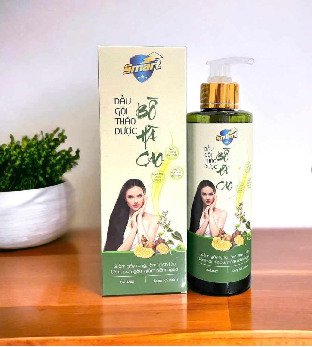  DẦU GỘI THẢO DƯỢC BỒ KẾT – HÀ THỦ Ô SMART