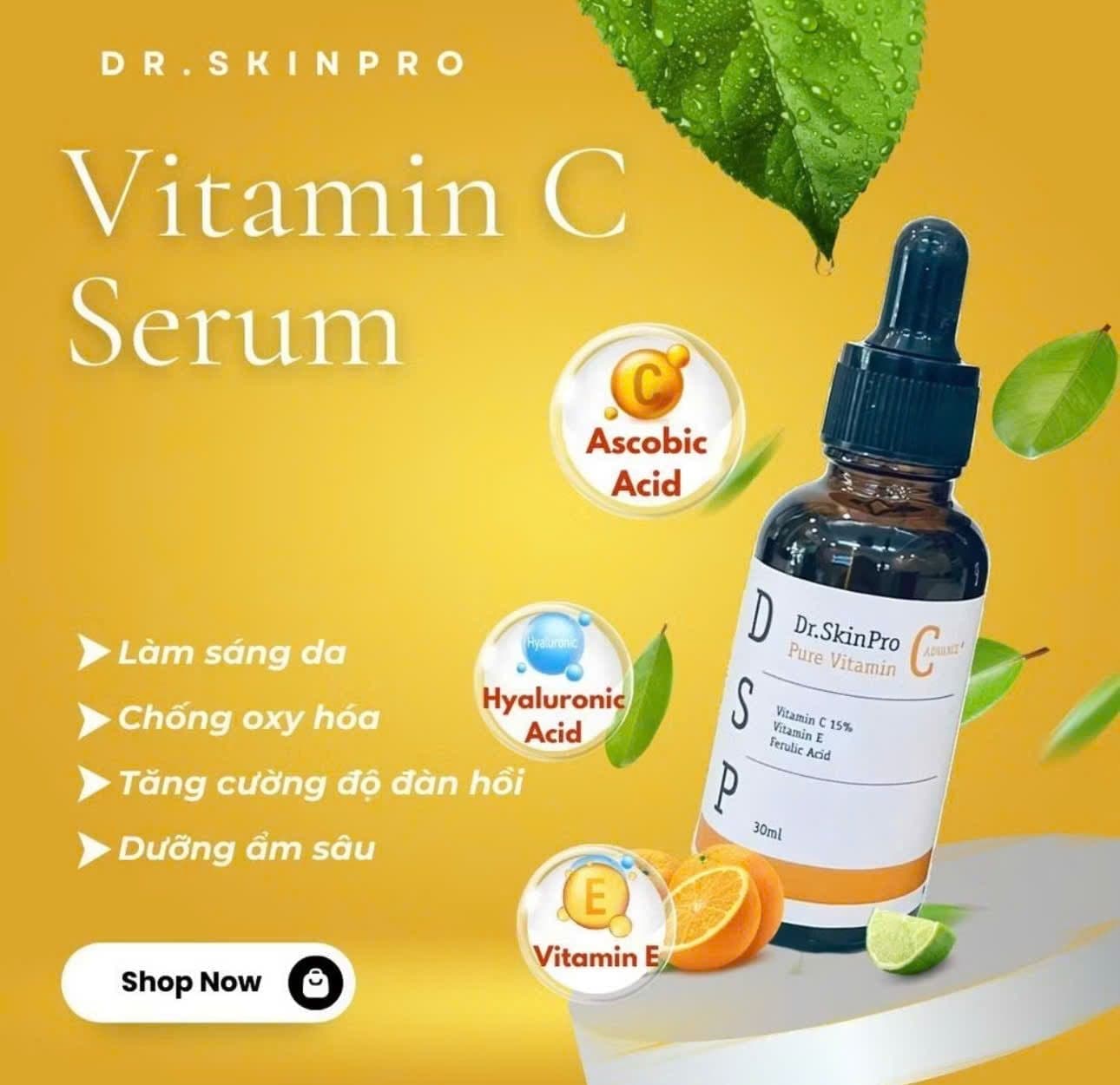 Serum Vitamin C Dr.SkinPro – Bí quyết giúp da trắng sáng ảnh 5