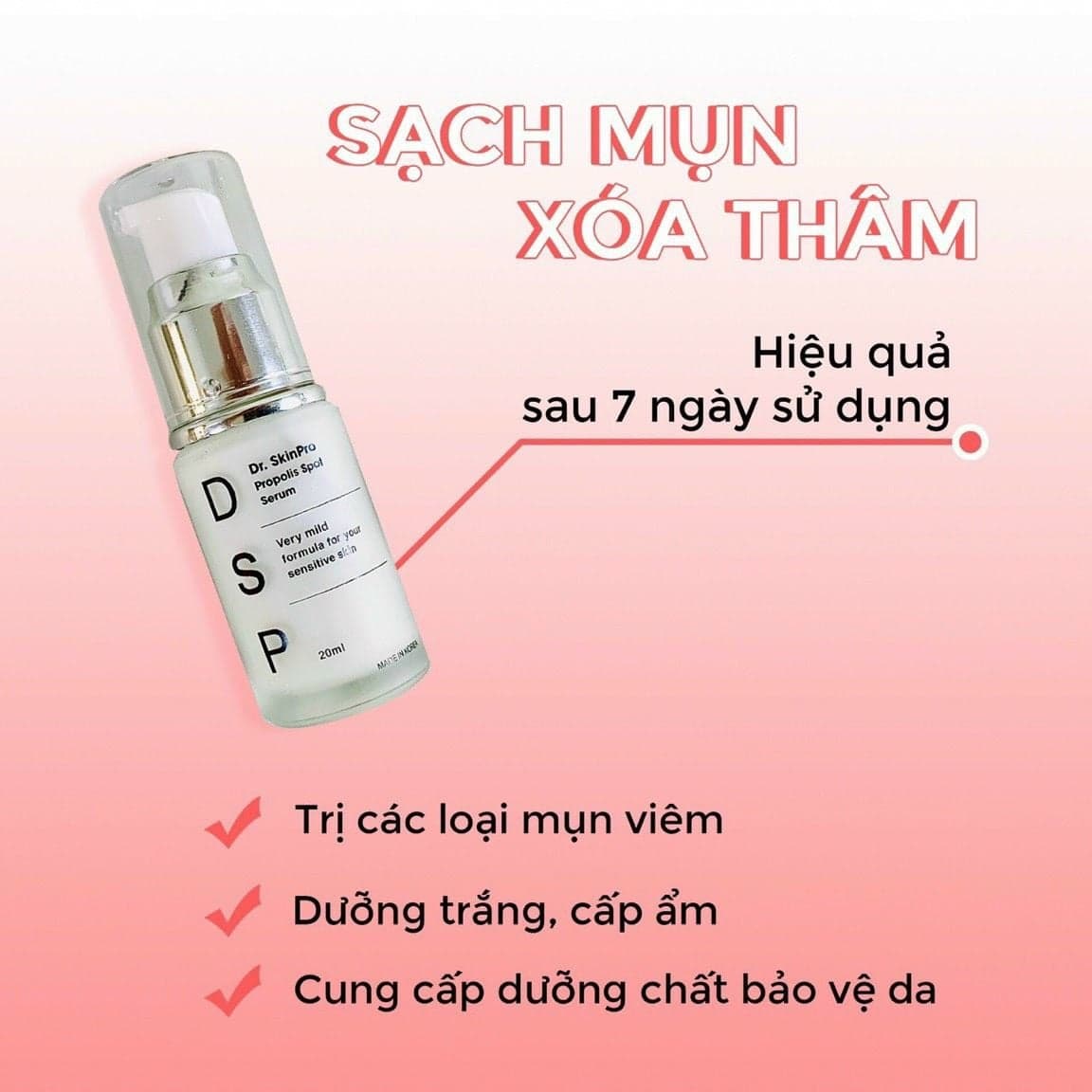 SERUM TRỊ MỤN DR.SKINPRO ảnh 2