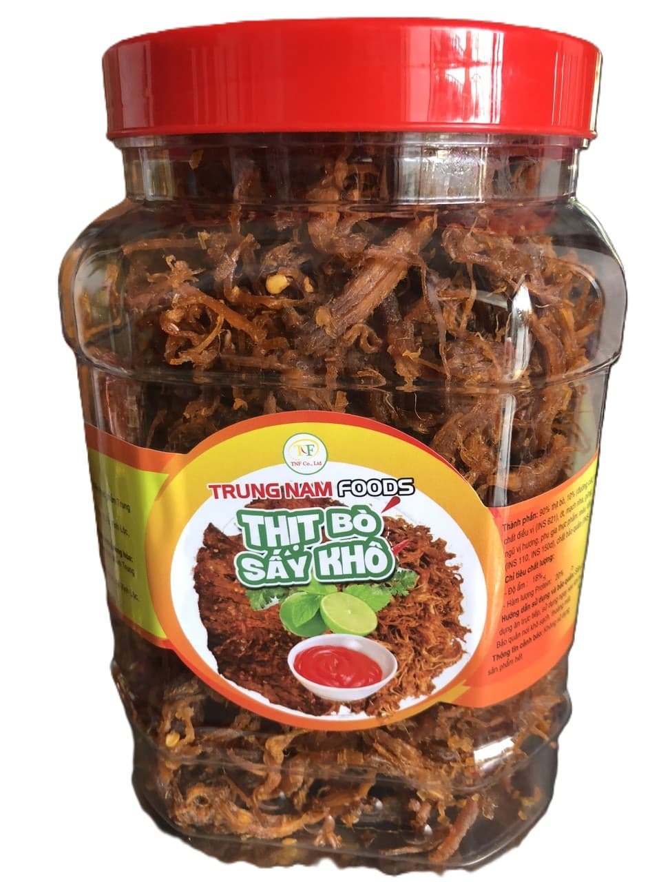 Khô bò cao cấp - 99% thịt bò  - Dạng sợi - Hủ 500gr ảnh 2