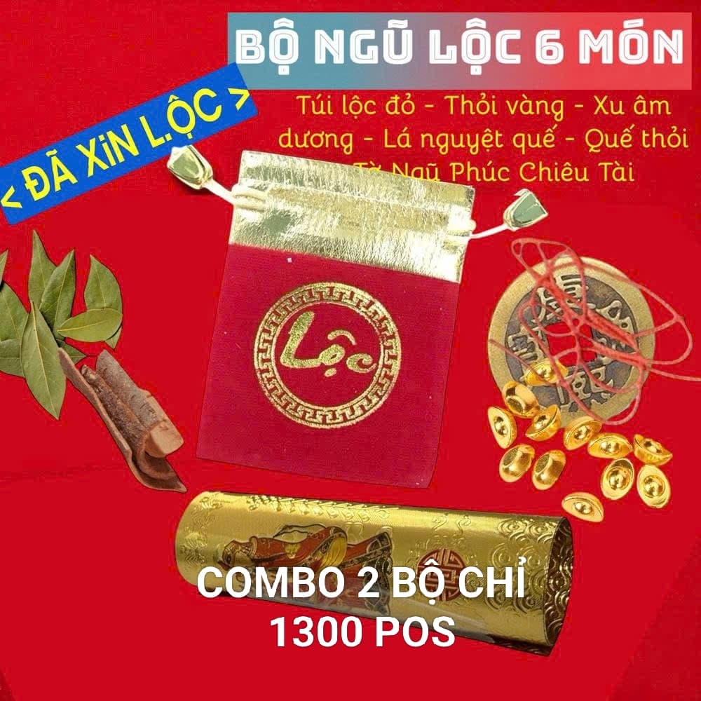 BỘ NGŨ LỘC CHIÊU TÀI ( Công 2 bộ) 
