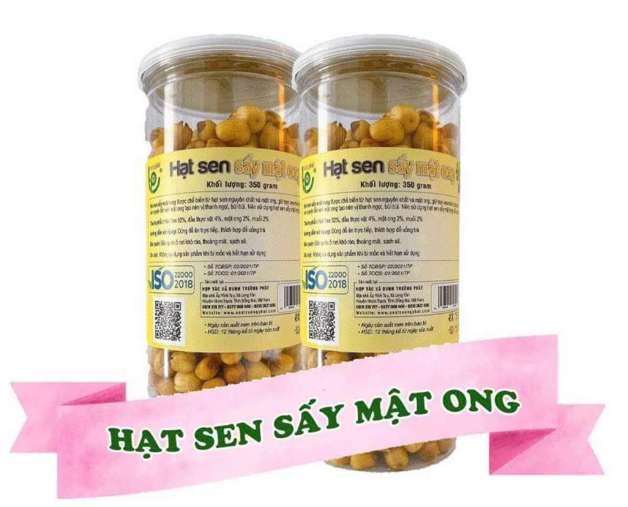 HẠT SEN SẤY MẬT ONG - HỘP 200G