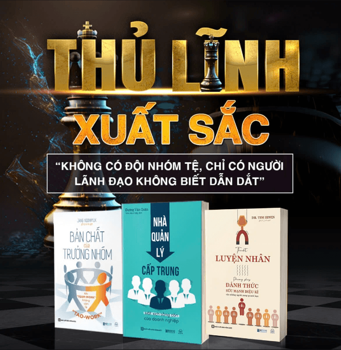 BỘ SÁCH - THỦ LĨNH XUẤT SẮC - 3 CUỐN.