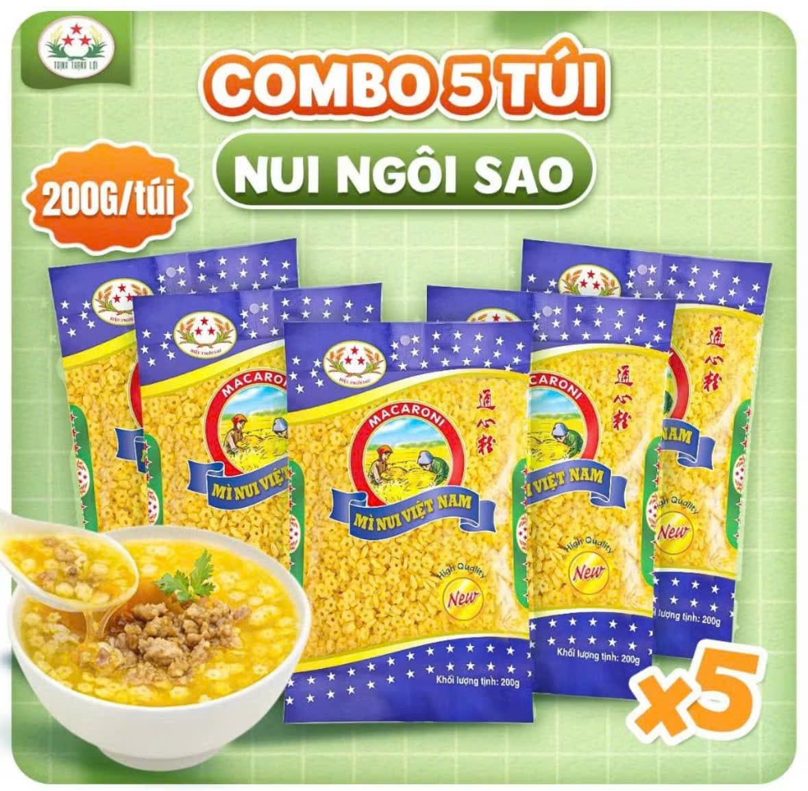 COMBO 5 NUI NGÔI SAO 200GR