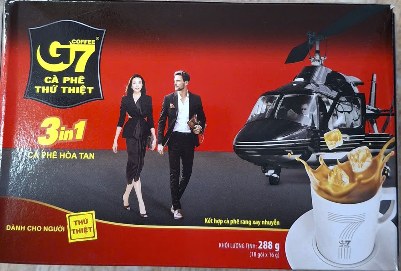           cà phê hòa tan G7 3in1