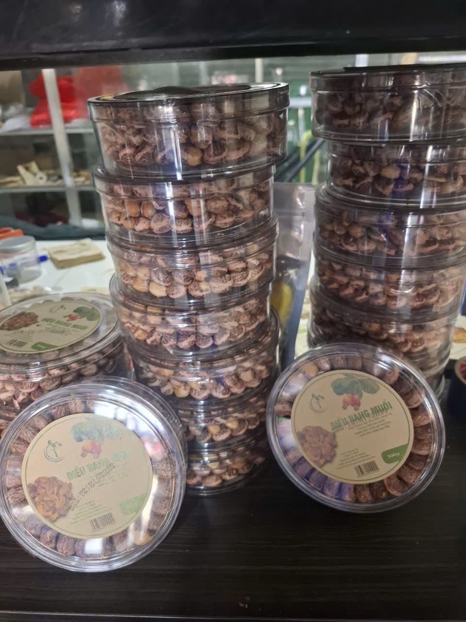 500g Hạt Điều Rang Muối  Nguyên Lụa Xếp Hoa ảnh 2