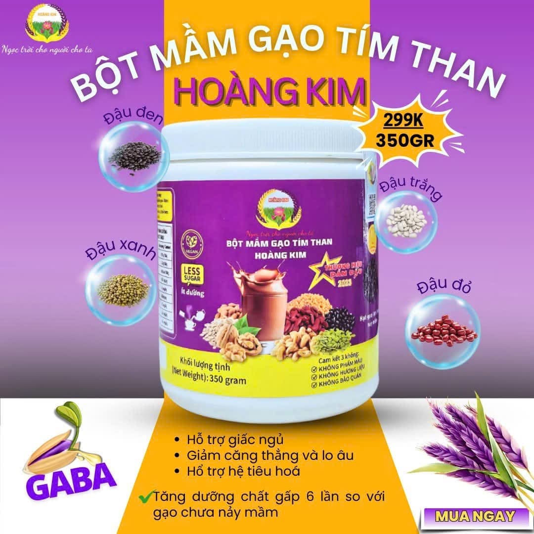 Bột mầm gạo tím than  ảnh 2