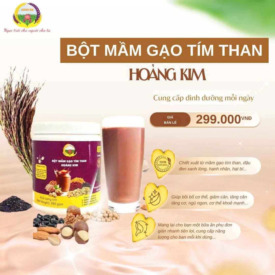 Bột mầm gạo tím than  ảnh 3