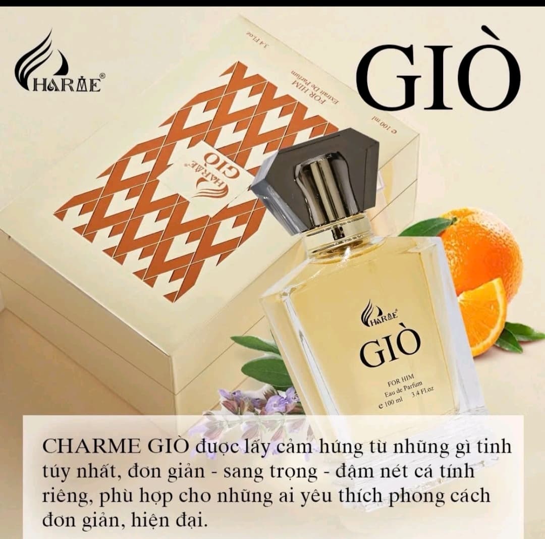 Nước hoa  Nam. CHARME GIÒ 100ml. Phiên bản Cao Cấp mới nhất. ảnh 2
