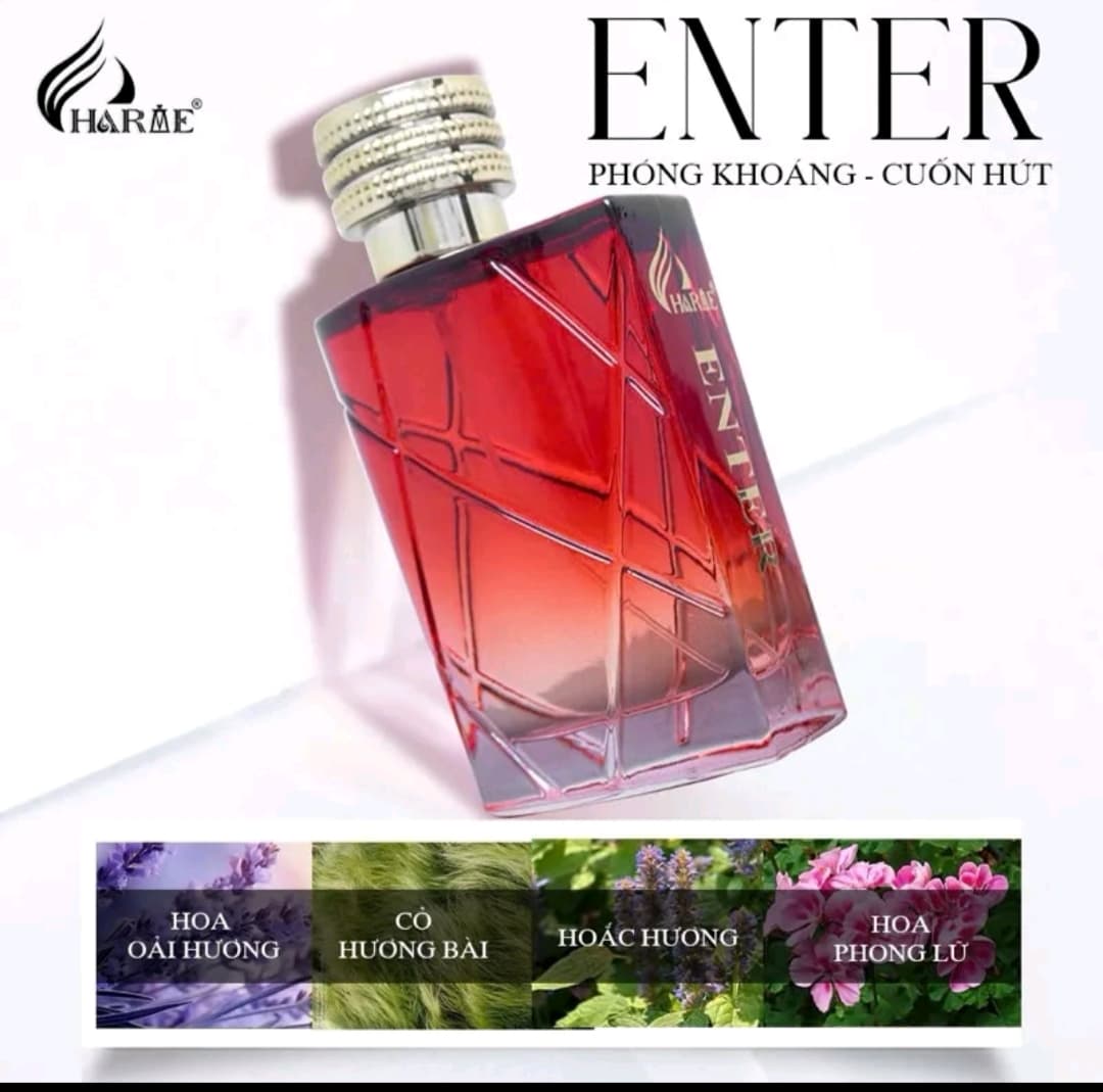 Nước Hoa Nam. Nữ. Charme Enter. 100ml. Phiên bản xao cấp. ảnh 2