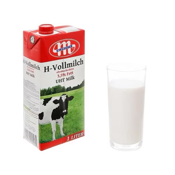 Sữa tươi tiệt trùng nguyên chất không đường Mlekovita 1L 