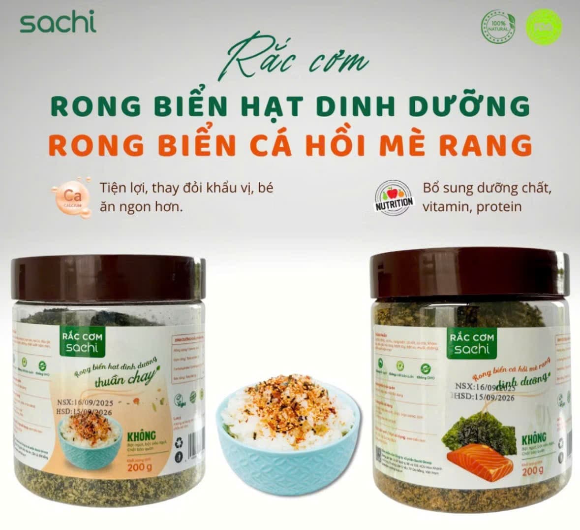 COMBO HẠT RẮC CƠM MIX VỊ