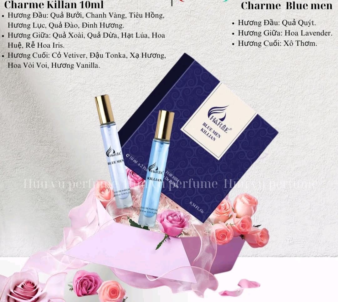 Nước Hoa Nam. CHARME BLUE MEN - KILLIAN. Set 2*10ml.  ảnh 3