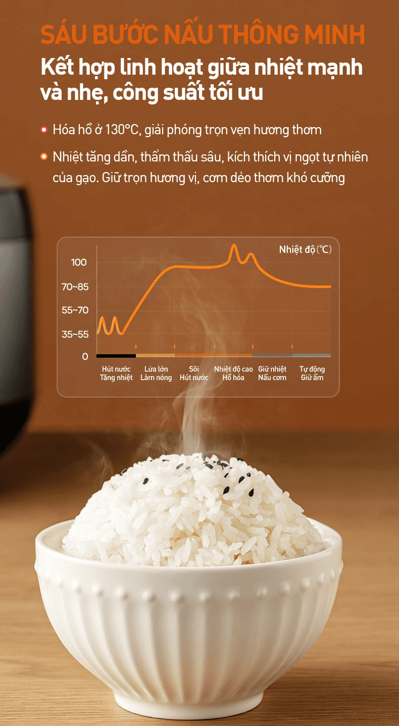 NỒI CƠM ĐIỆN TỬ JOYOUNG JRC - 7130 ảnh 4
