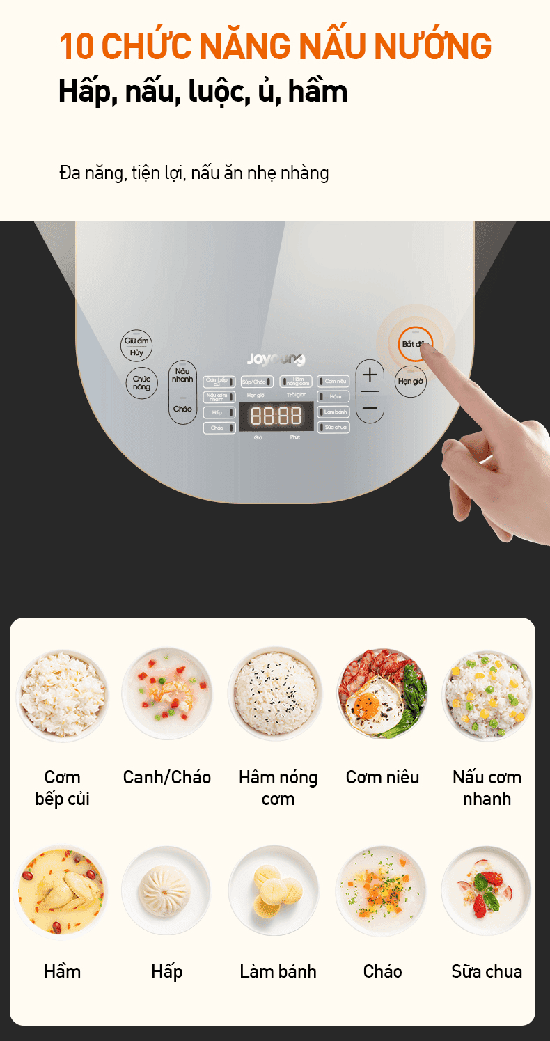 NỒI CƠM ĐIỆN TỬ JOYOUNG JRC - 7130 ảnh 6