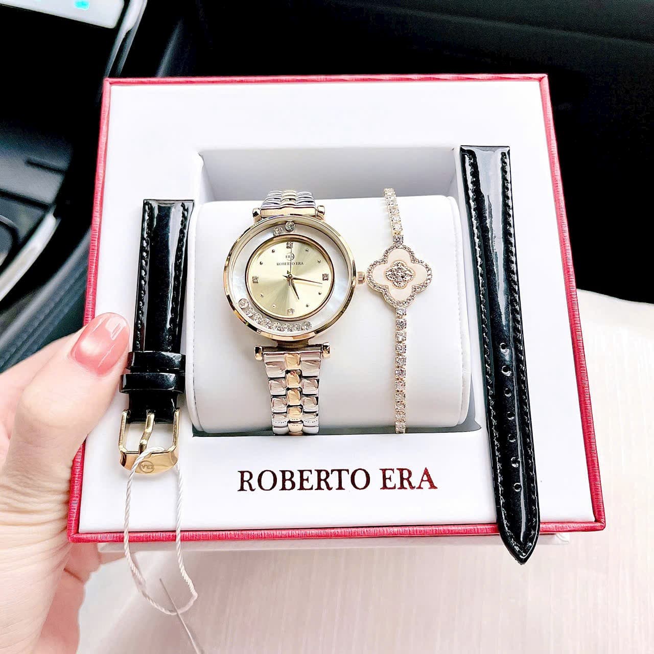 ĐỒNG HỒ NỮ  ROBERTO ERA tặng kèm lắc tay