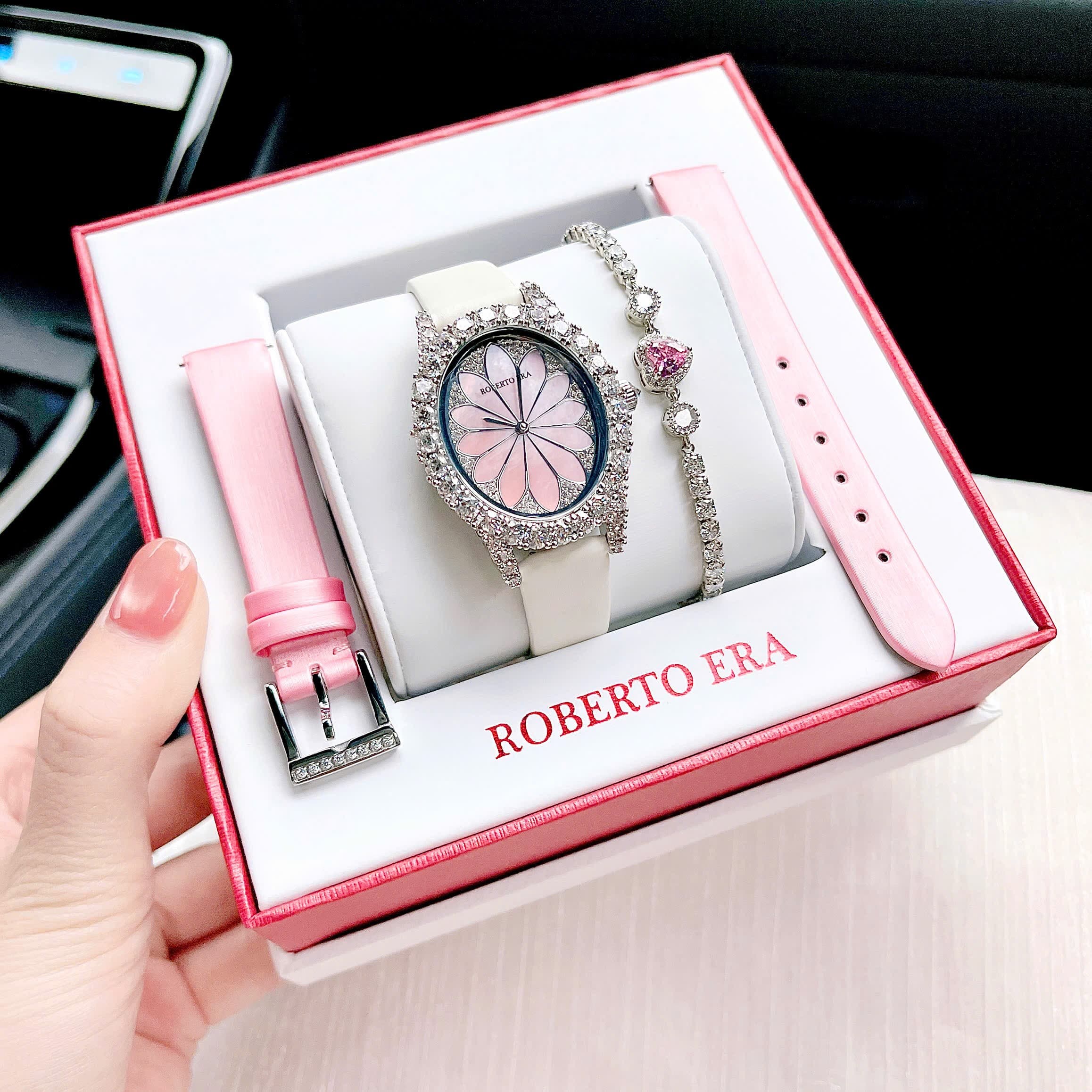 ĐỒNG HỒ NỮ  ROBERTO ERA RE2207 tặng kèm lắc tay