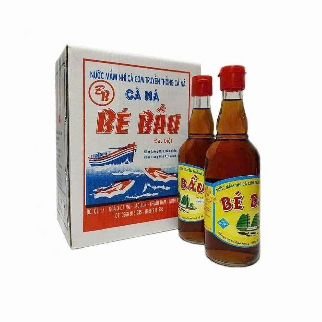 COMBO-2 CHAI NƯỚC MẮM NHĨ CÁ CƠM "LOẠI I"-BÉ BẦU ảnh 2