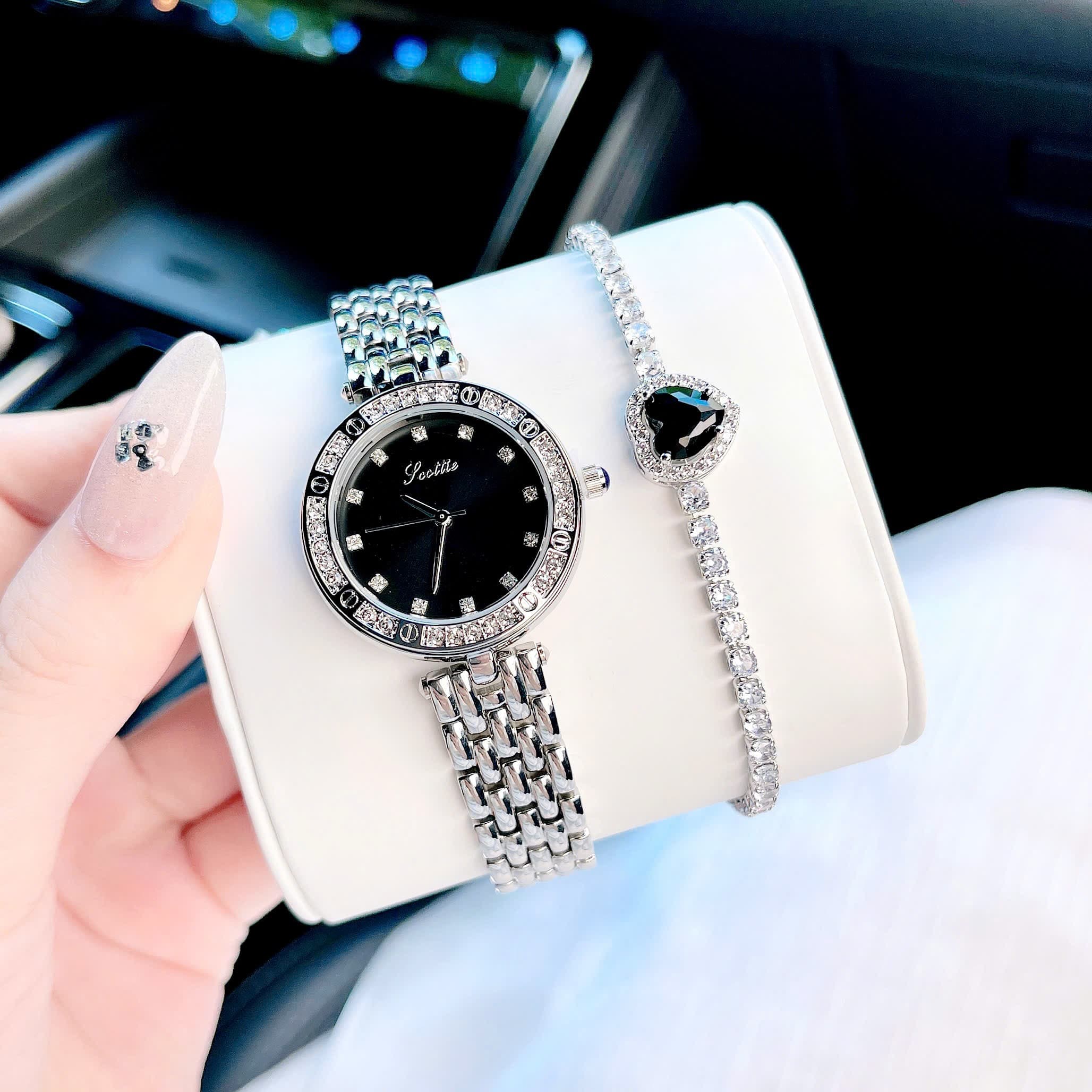 ĐỒNG HỒ NỮ  SCOTTIE  - tặng lắc đeo tay ảnh 4