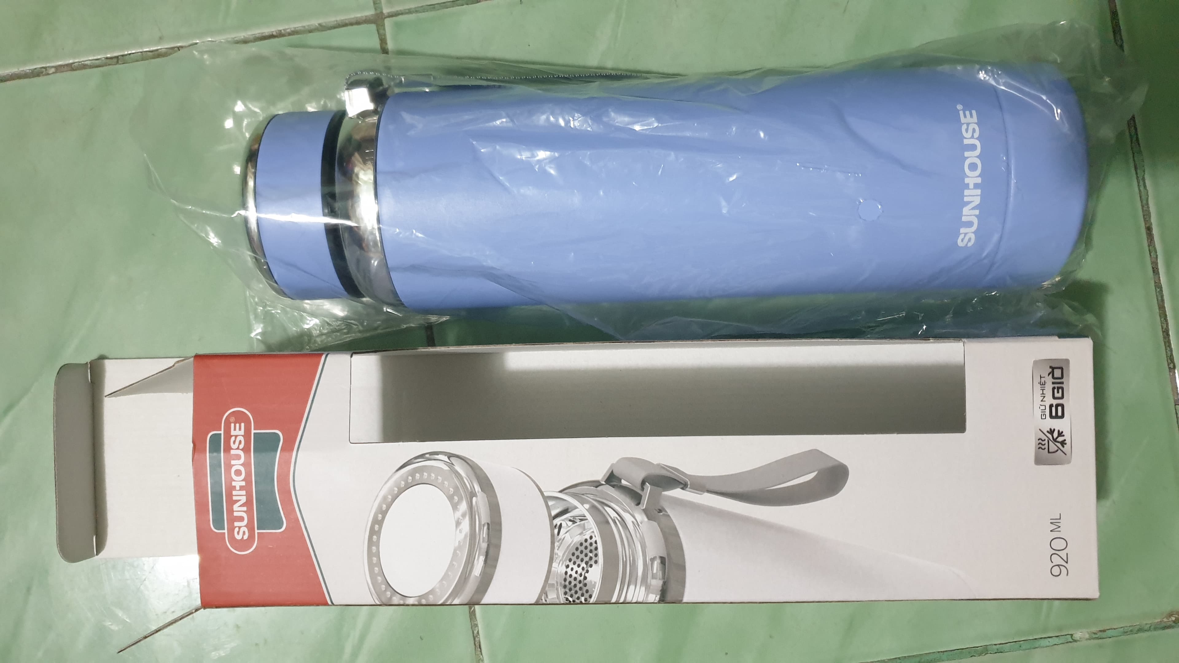 BÌNH GIỮ NHIỆT  FLEXI 920 ml SUNHOUSE 