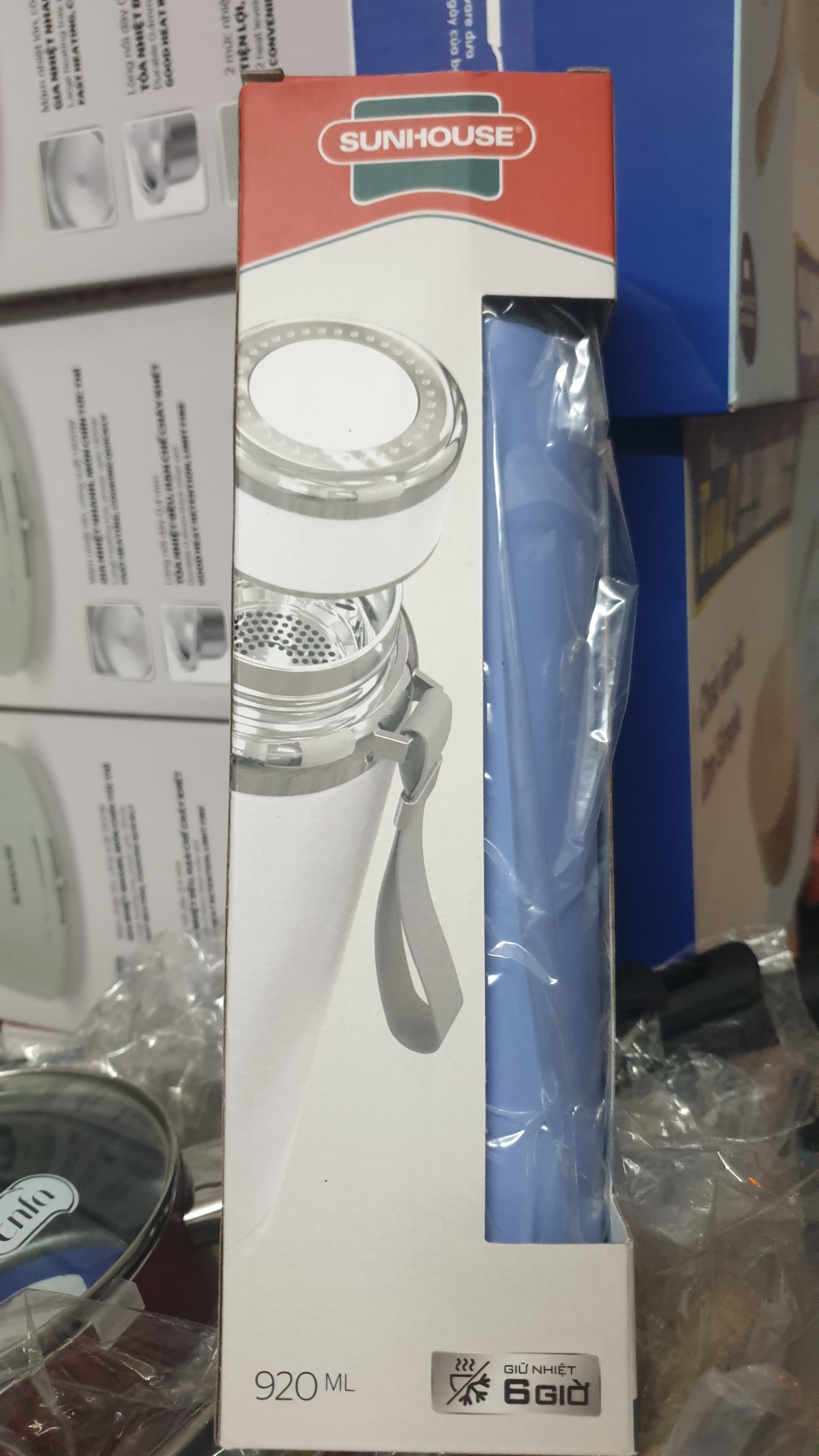 BÌNH GIỮ NHIỆT  FLEXI 920 ml SUNHOUSE  ảnh 4