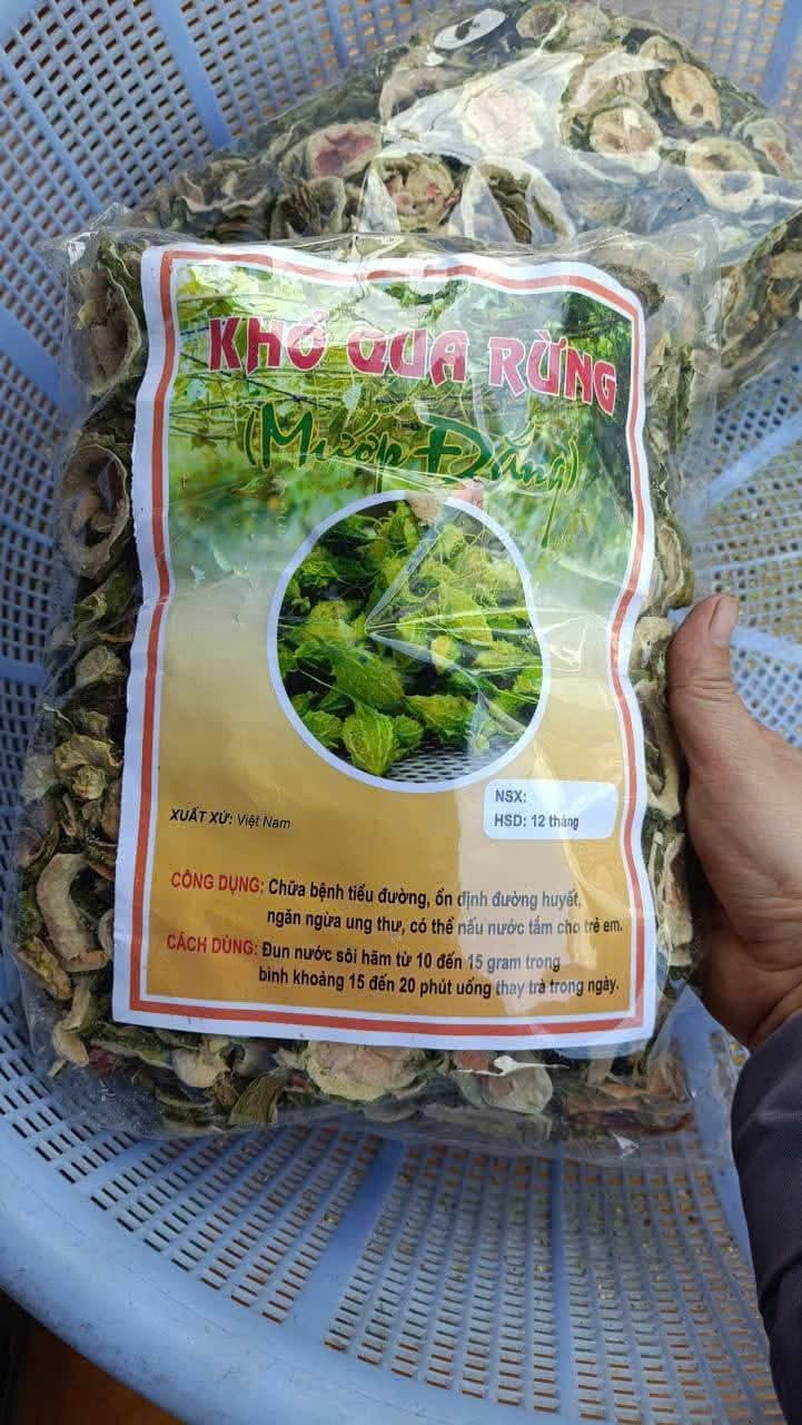 TRÀ KHỔ HOA RỪNG-MƯỚP ĐẮNG SẤY KHÔ-100% TỰ NHIÊN ảnh 2