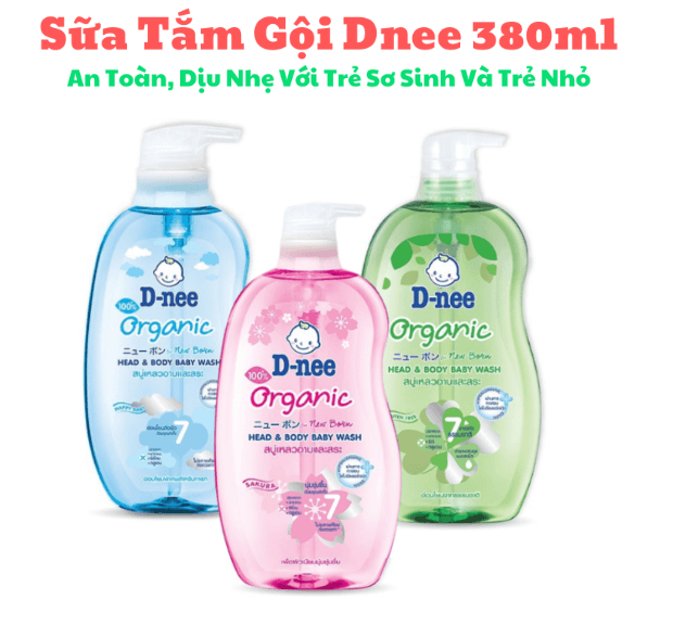 Sữa Tắm Gội DNEE 380ml