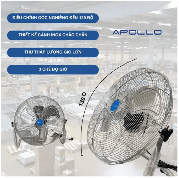 Quạt sàn Apollo công suất lớn 110W ảnh 2