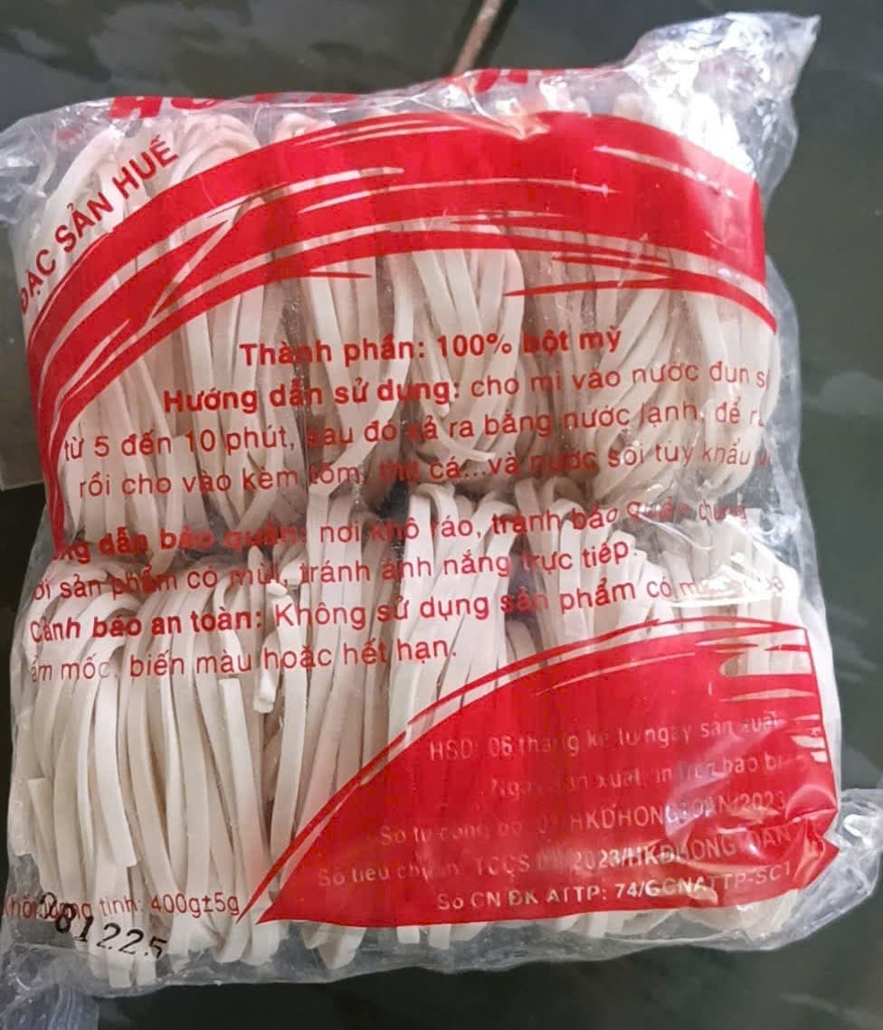 COMBO-2 BỊCH BÁNH CANH KHÔ HUẾ-800GR ảnh 2