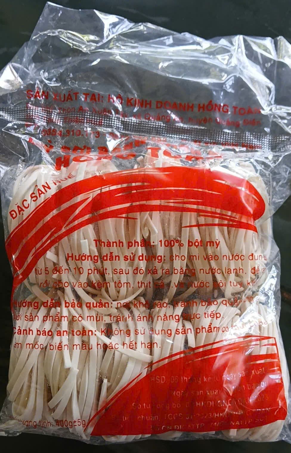 COMBO-2 BỊCH BÁNH CANH KHÔ HUẾ-800GR ảnh 4