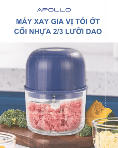 Combo - 2 Máy Xay Gia Vị Tỏi Ớt Nhà Bếp
