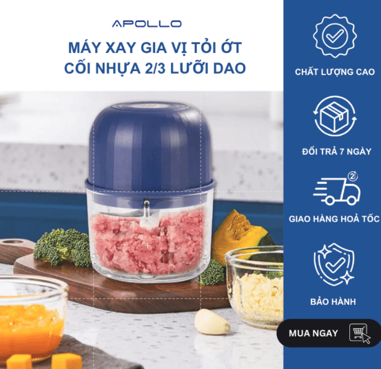Combo - 2 Máy Xay Gia Vị Tỏi Ớt Nhà Bếp ảnh 2