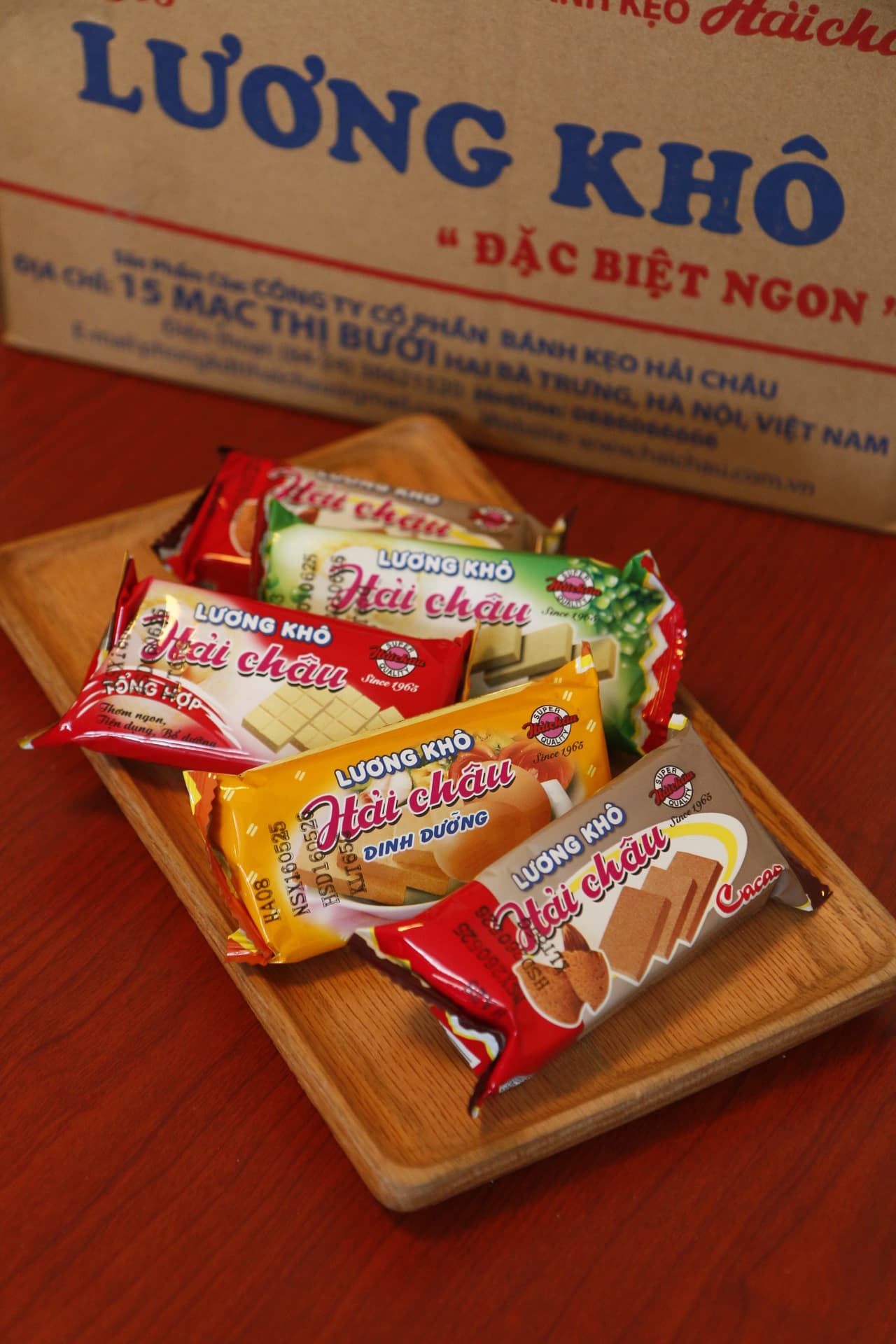 COMBO 5 CÁI .Lương khô Hải Châu 65g tiện lợi mang theo