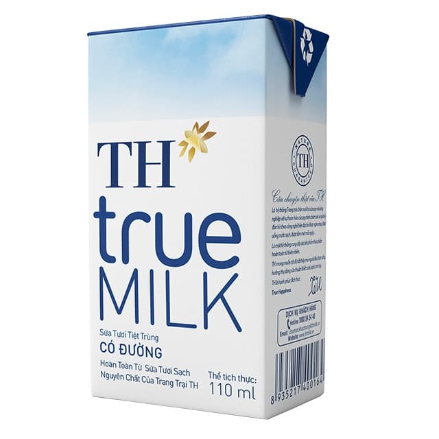 1 THÙNG SỮA TH TRUE MILK-110ML/48 HỘP