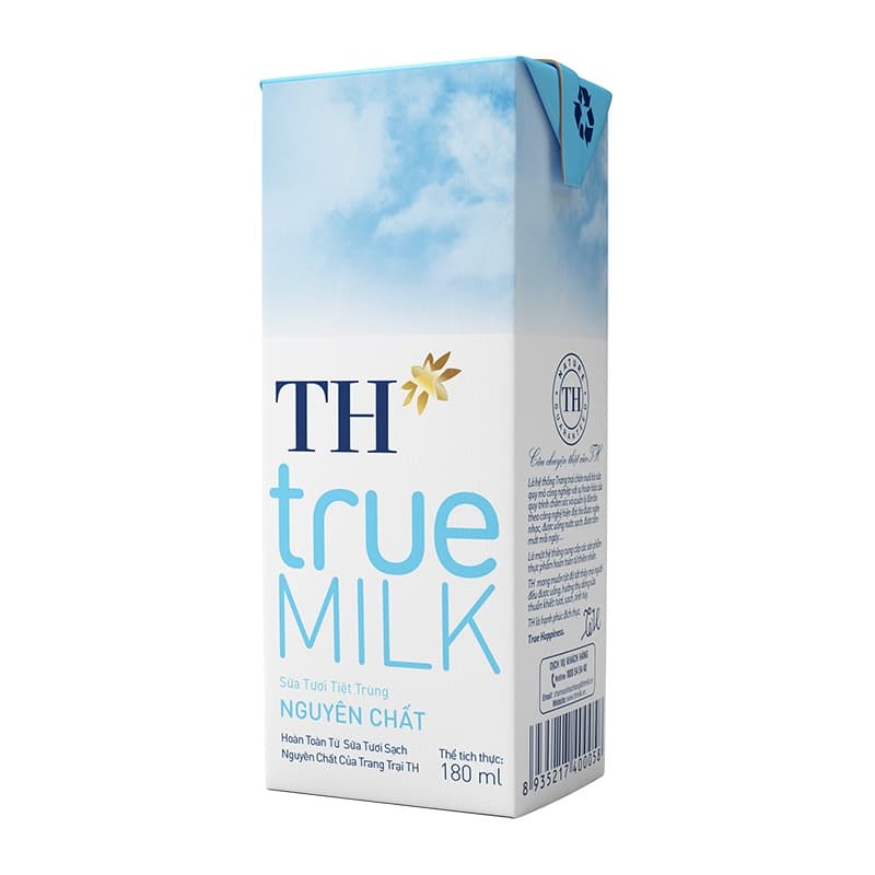 1 THÙNG SỮA TƯƠI TH TRUE MILK-180ML/48 HỘP