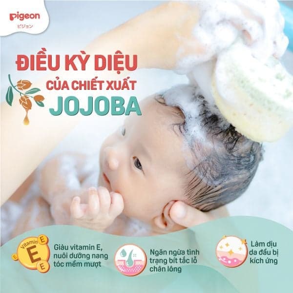 Sữa Tắm Gội PIGEON Hương Jojoba ảnh 2