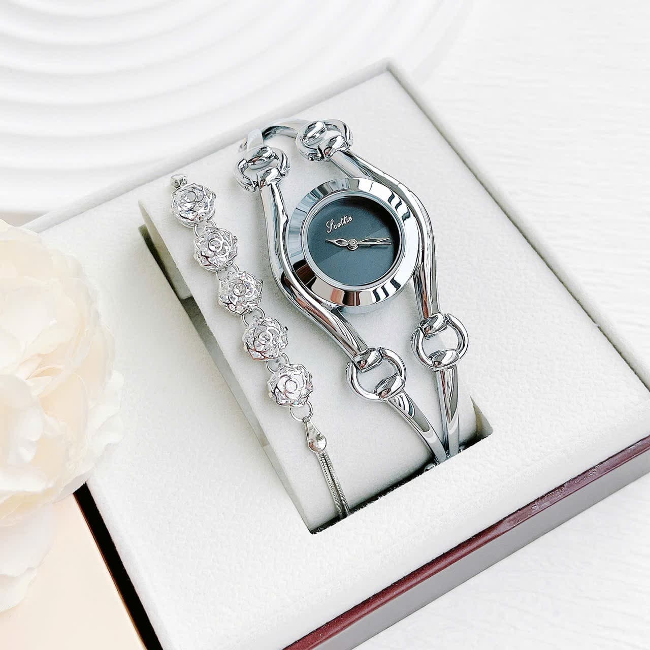 ĐỒNG HỒ NỮ  SCOTTIE  - tặng vòng đeo tay ảnh 4