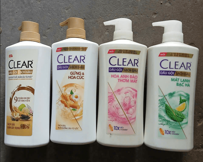 CLEAR WOMEN-DẦU GỘI CHO PHÁI ĐẸP-CÓ 4 MÀU CHO CÁC CHỊ LỰA CHỌN