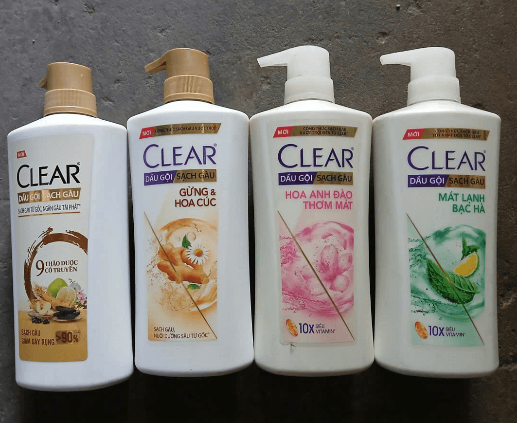 CLEAR WOMEN-DẦU GỘI CHO PHÁI ĐẸP-CÓ 4 MÀU CHO CÁC CHỊ LỰA CHỌN ảnh 2