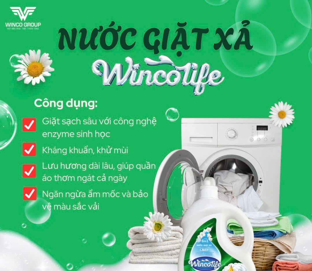 Nước giặt xả an toàn