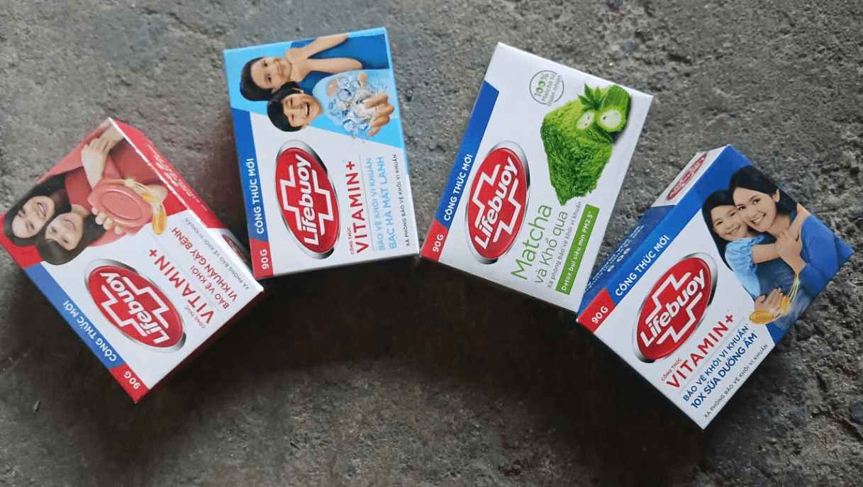 COMBO-4 HỘP XÀ BÔNG CỤC LIFEBUOY-90GR ảnh 2