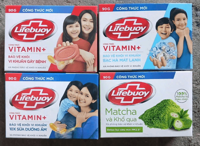 COMBO-4 HỘP XÀ BÔNG CỤC LIFEBUOY-90GR ảnh 3