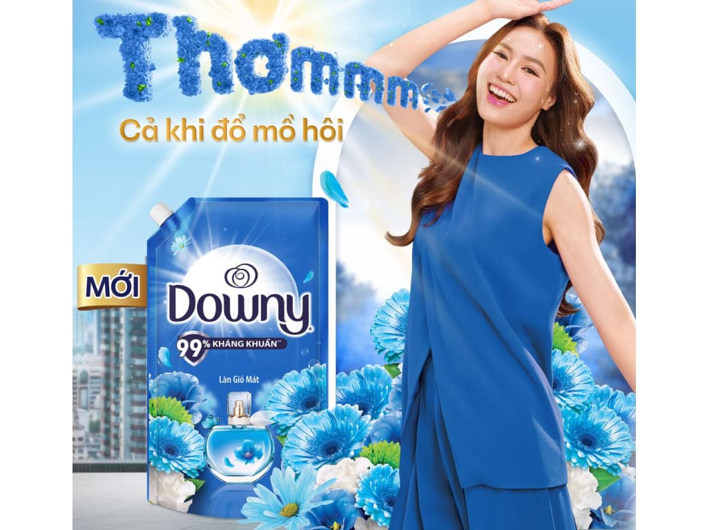 NƯỚC XẢ DOWNY-LÀN GIÓ MÁT-3 LÍT ảnh 2