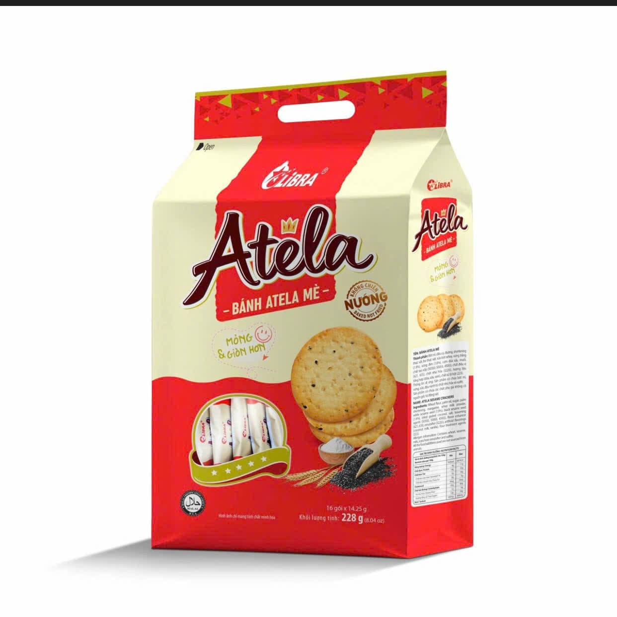        COMBO 2 gói bánh Atela vị mè 