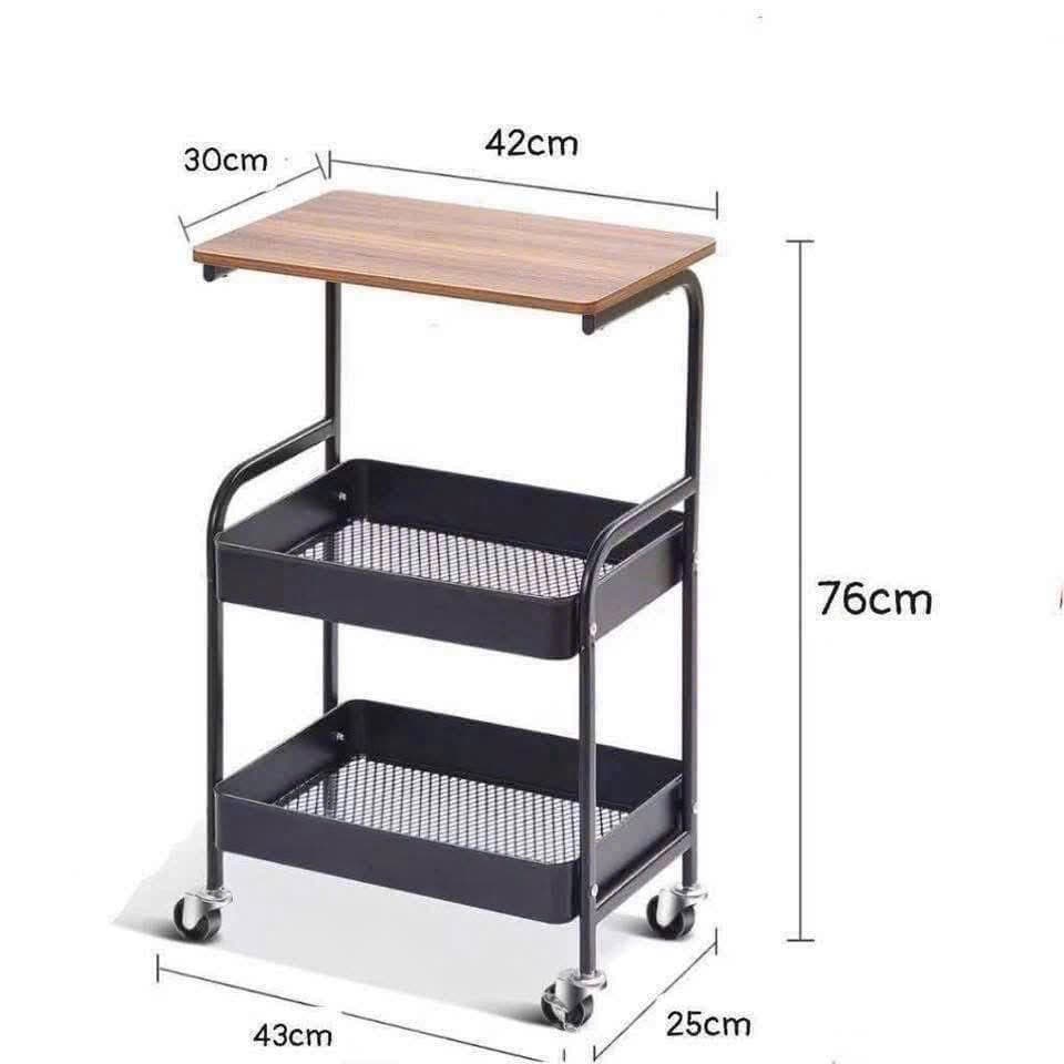 Kể đẩy Spa mặt gỗ ảnh 2